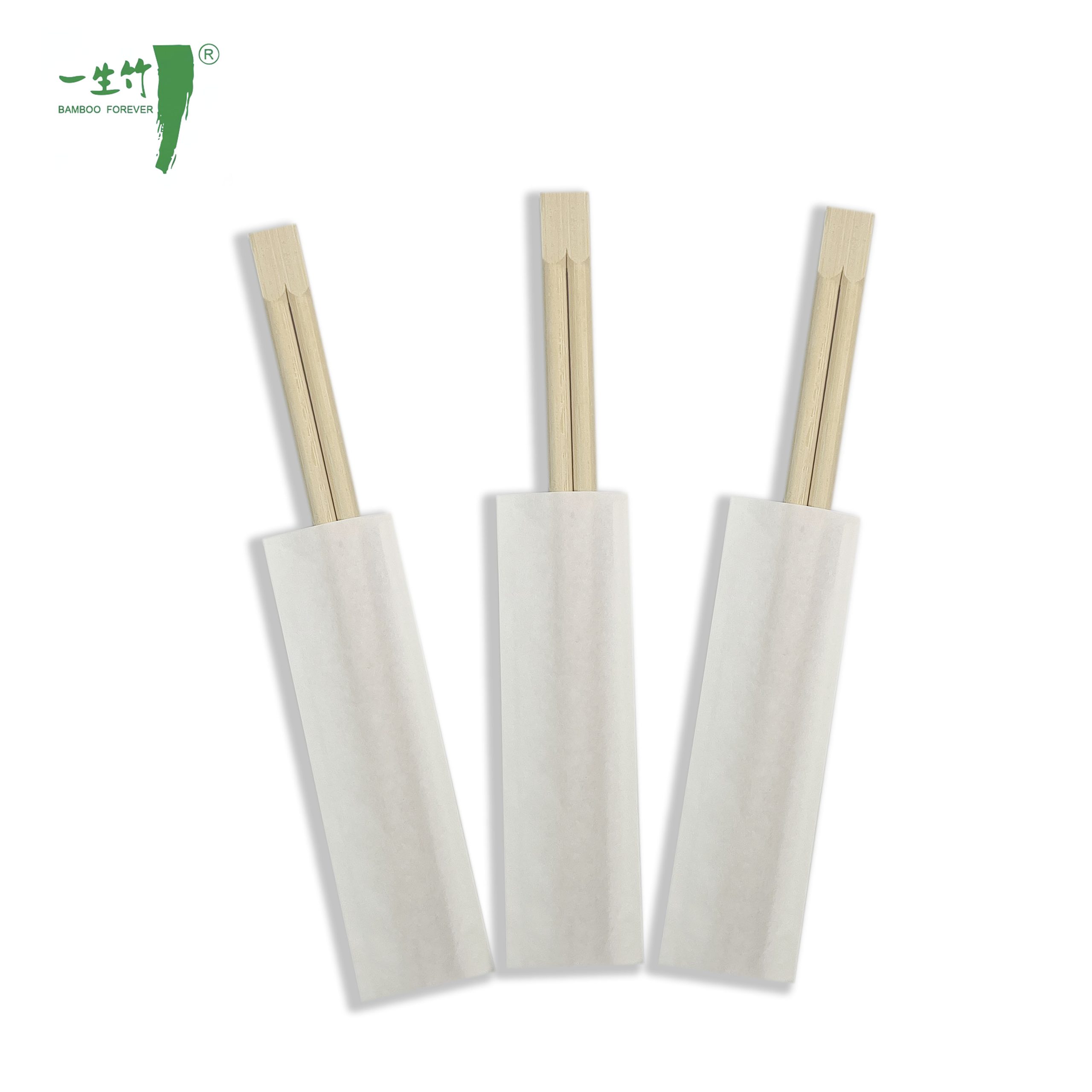 紙袋付き使い捨て割り箸