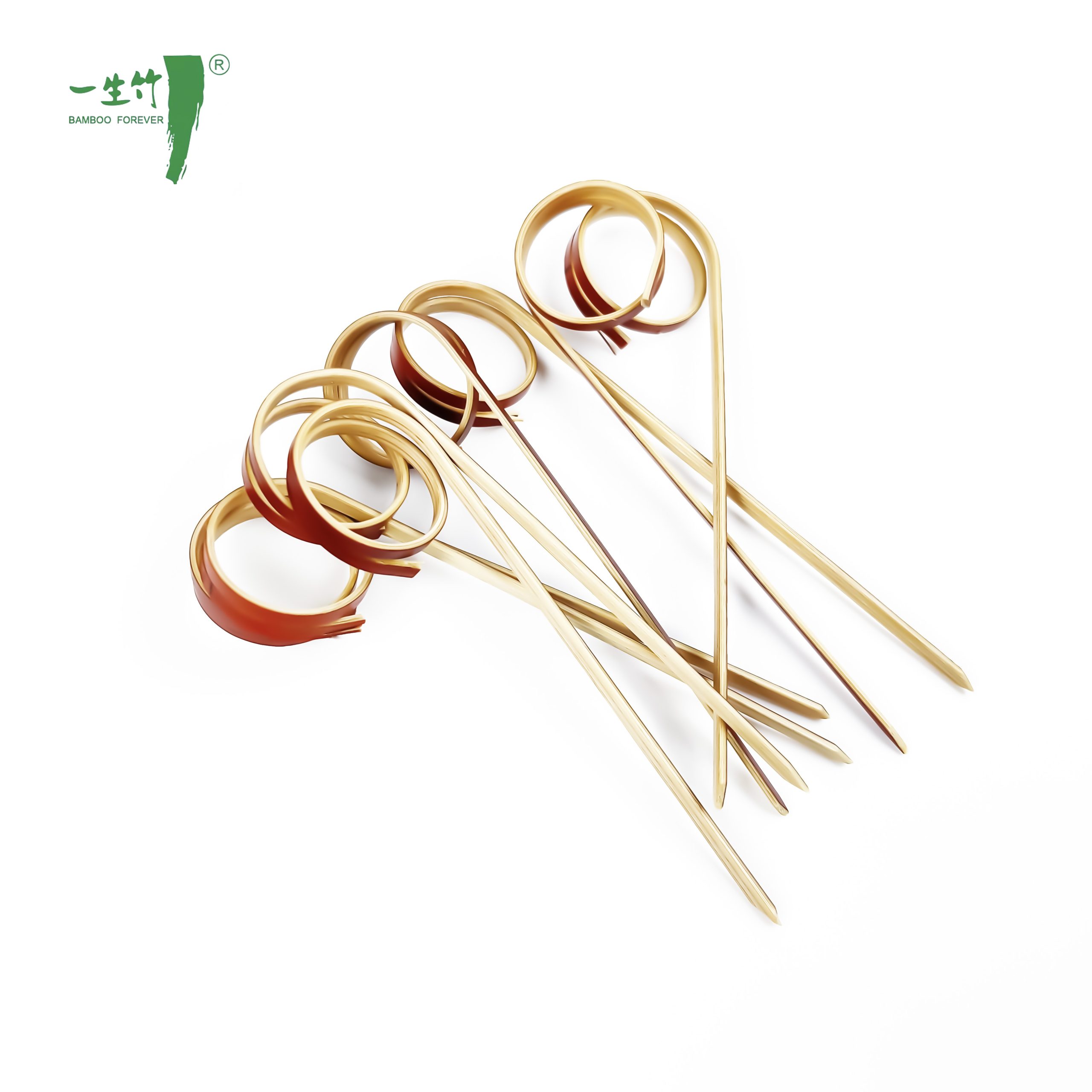 カラーピック付きバンブーディスプレイ