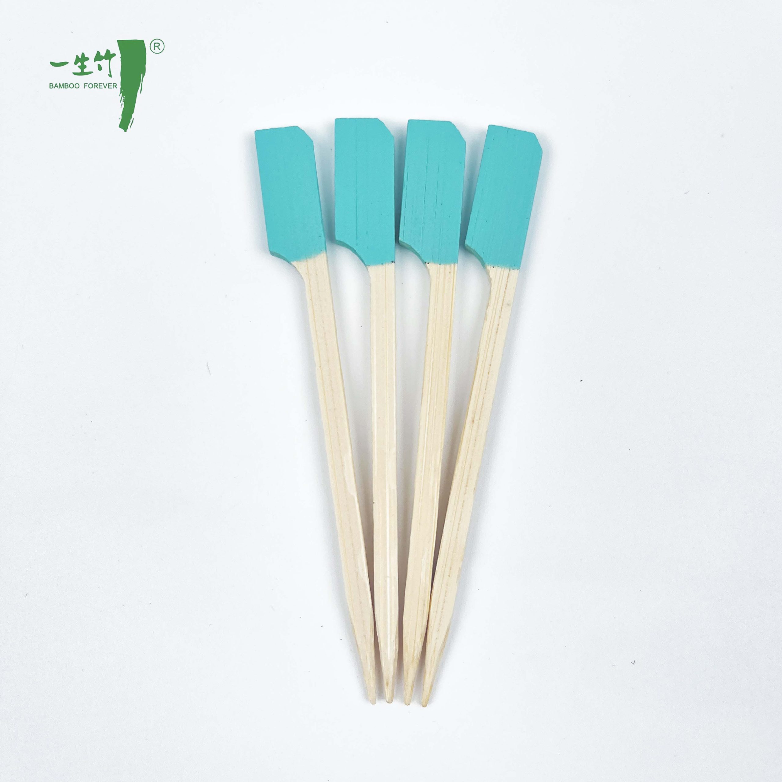使い捨て手棒串 天然エコフレンドリー竹ヘラBBQスティック